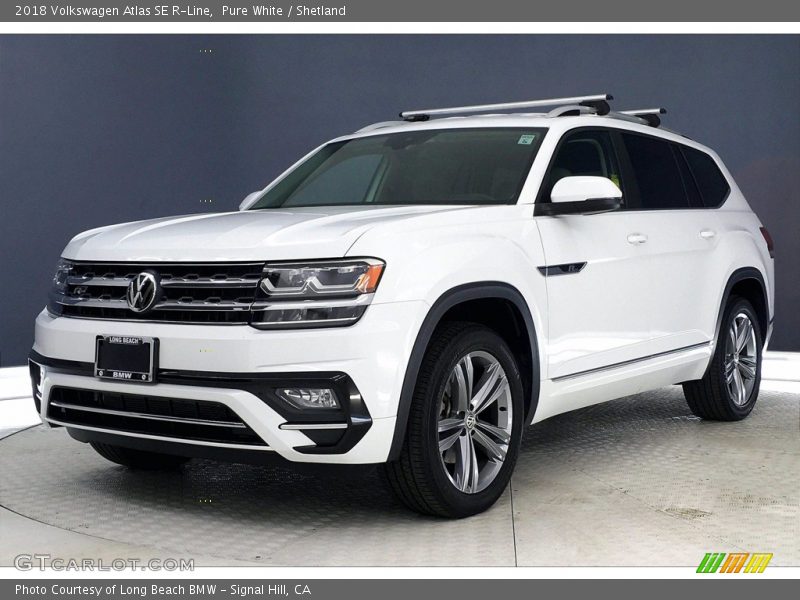 Pure White / Shetland 2018 Volkswagen Atlas SE R-Line