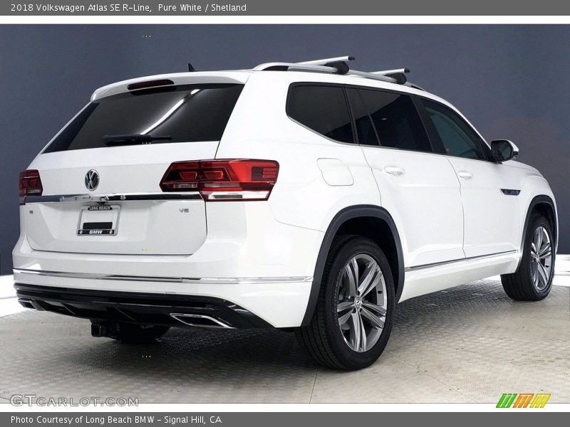 Pure White / Shetland 2018 Volkswagen Atlas SE R-Line