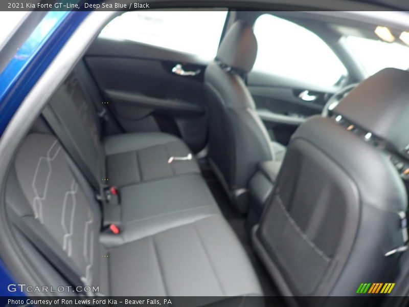 Deep Sea Blue / Black 2021 Kia Forte GT-Line
