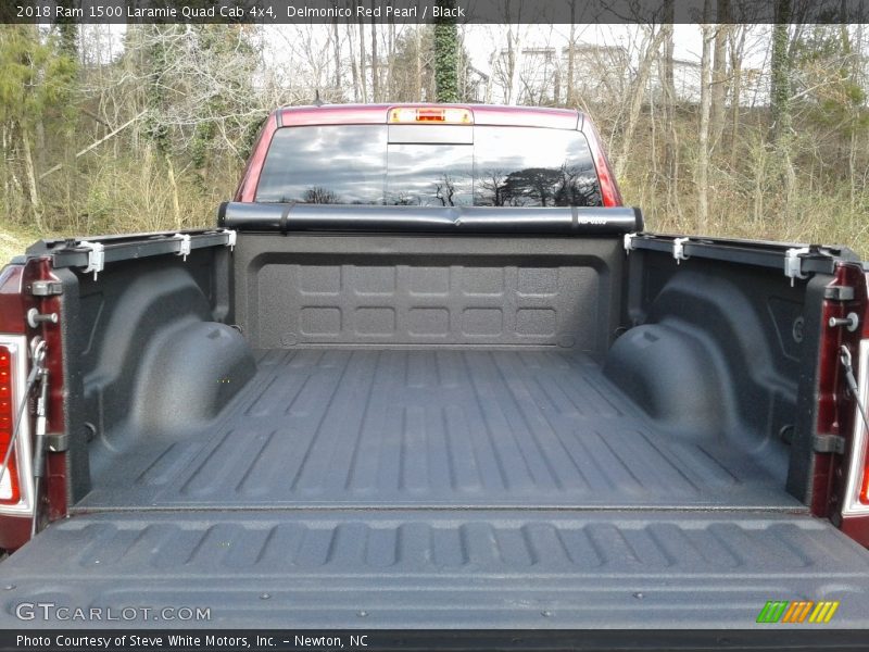 Delmonico Red Pearl / Black 2018 Ram 1500 Laramie Quad Cab 4x4
