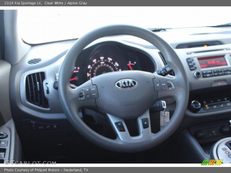 Clear White / Alpine Gray 2016 Kia Sportage LX