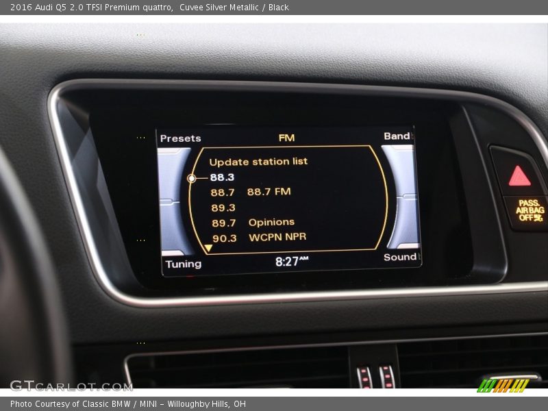 Cuvee Silver Metallic / Black 2016 Audi Q5 2.0 TFSI Premium quattro