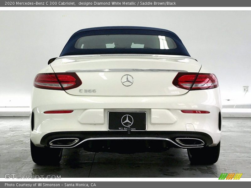 designo Diamond White Metallic / Saddle Brown/Black 2020 Mercedes-Benz C 300 Cabriolet