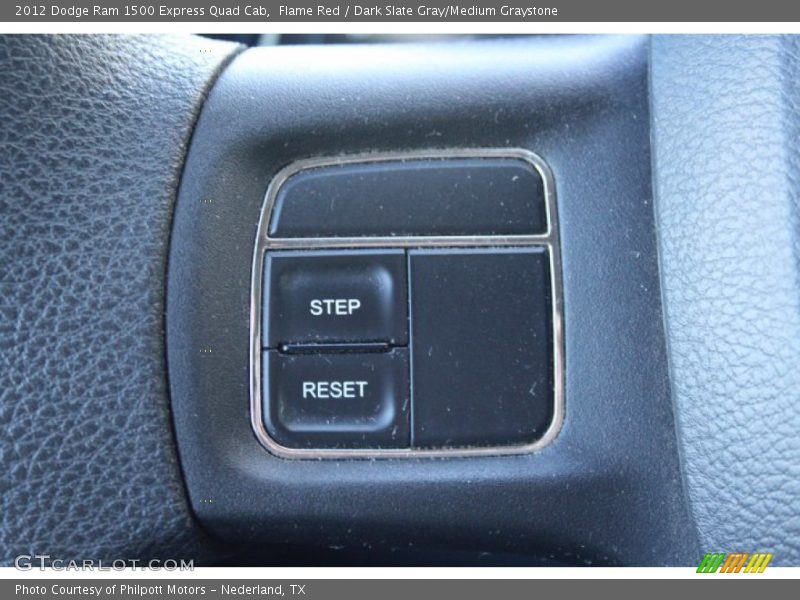 Flame Red / Dark Slate Gray/Medium Graystone 2012 Dodge Ram 1500 Express Quad Cab