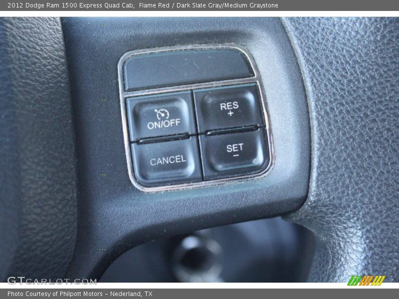 Flame Red / Dark Slate Gray/Medium Graystone 2012 Dodge Ram 1500 Express Quad Cab