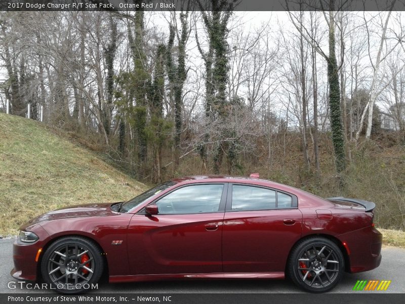 Octane Red / Black 2017 Dodge Charger R/T Scat Pack