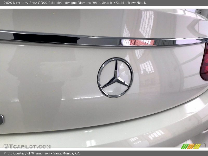 designo Diamond White Metallic / Saddle Brown/Black 2020 Mercedes-Benz C 300 Cabriolet