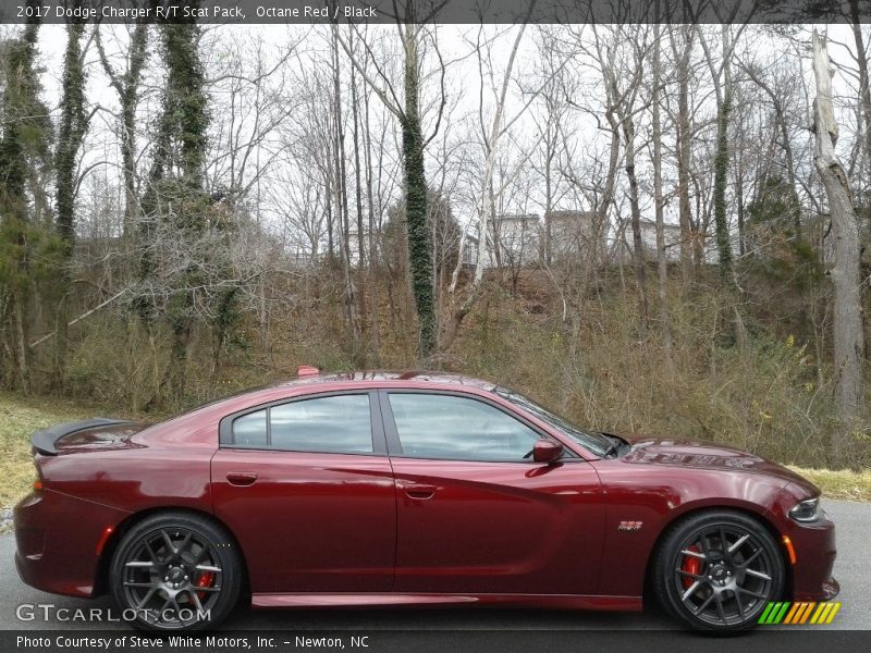 Octane Red / Black 2017 Dodge Charger R/T Scat Pack