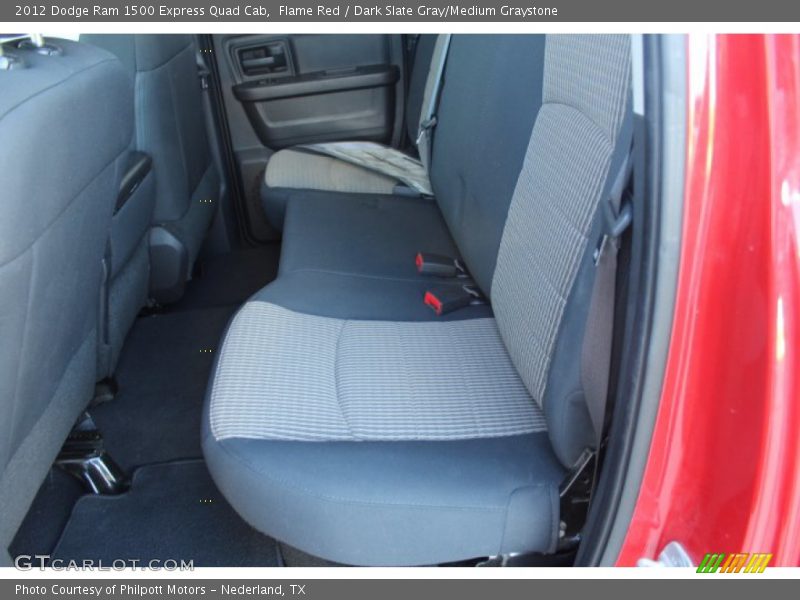 Flame Red / Dark Slate Gray/Medium Graystone 2012 Dodge Ram 1500 Express Quad Cab