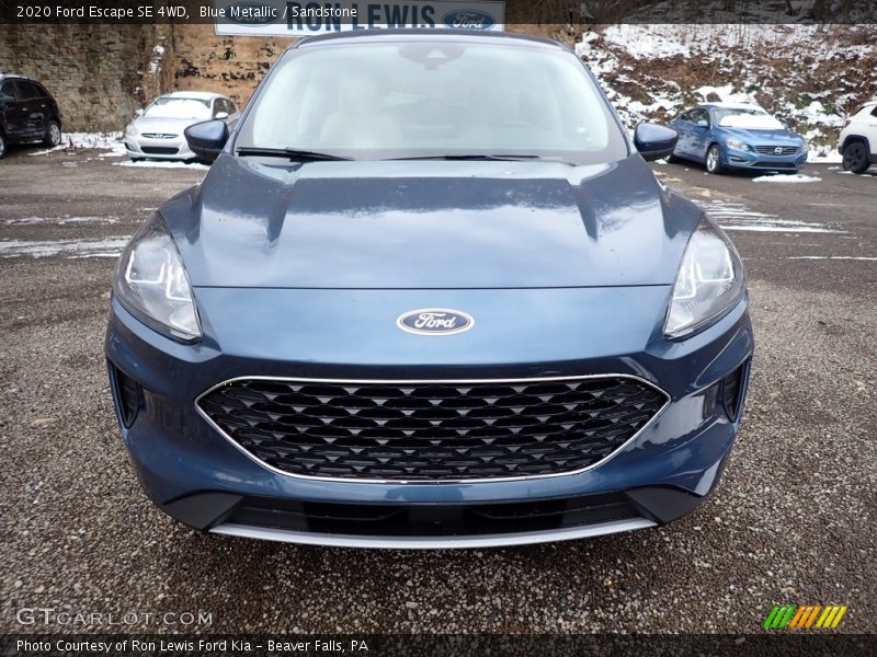 Blue Metallic / Sandstone 2020 Ford Escape SE 4WD