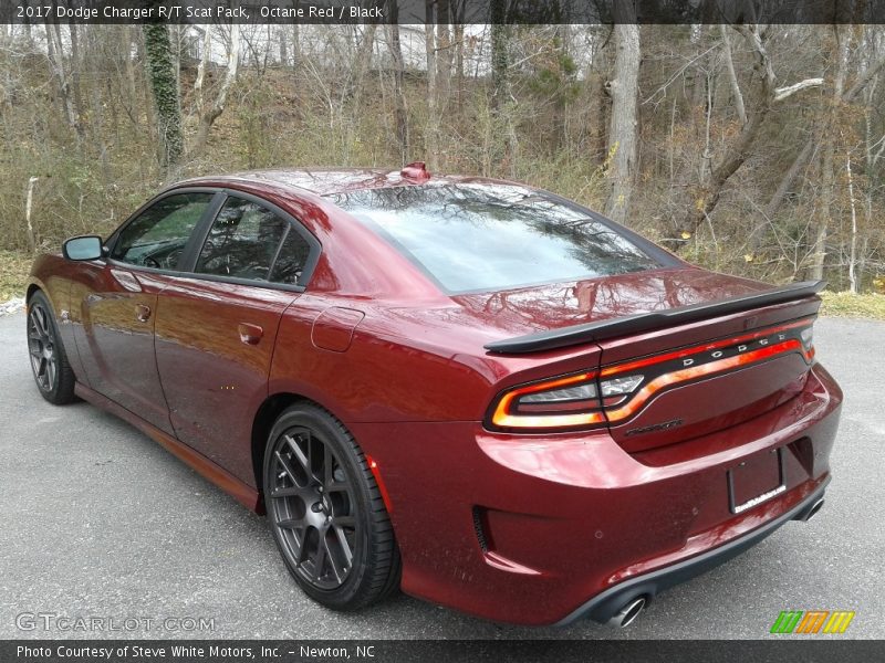 Octane Red / Black 2017 Dodge Charger R/T Scat Pack