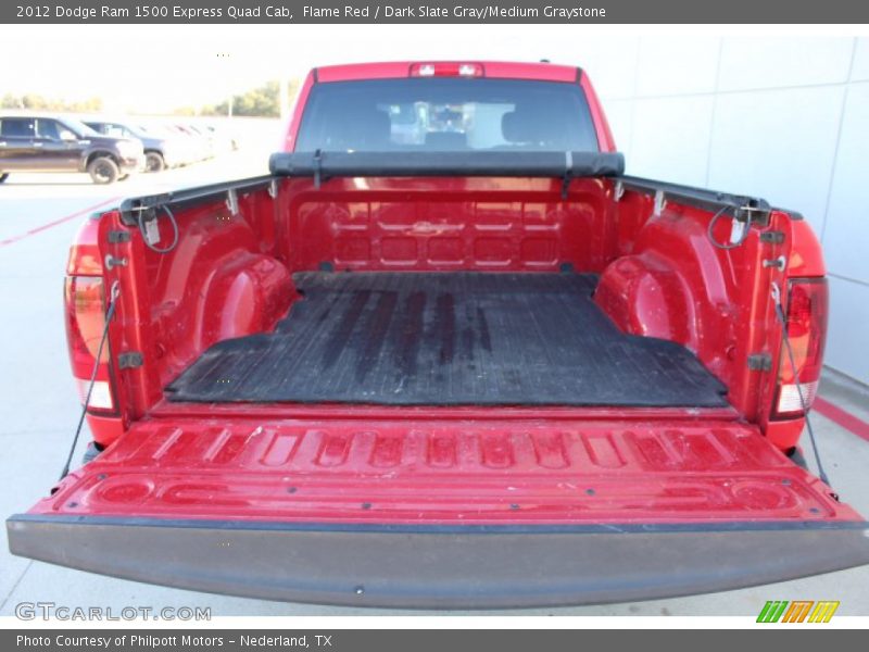 Flame Red / Dark Slate Gray/Medium Graystone 2012 Dodge Ram 1500 Express Quad Cab