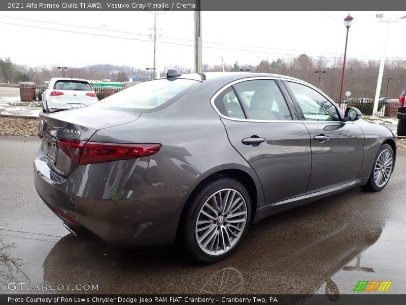 Vesuvio Gray Metallic / Crema 2021 Alfa Romeo Giulia TI AWD