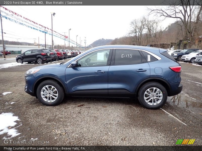 Blue Metallic / Sandstone 2020 Ford Escape SE 4WD