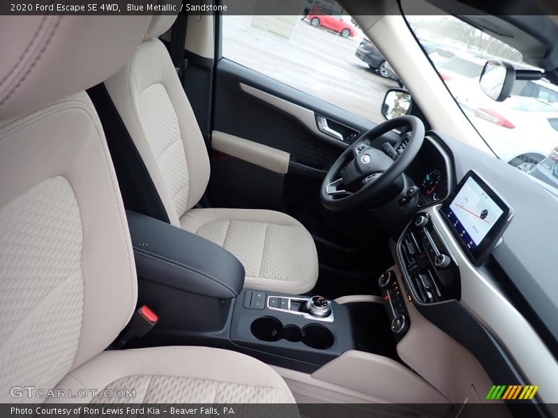 Blue Metallic / Sandstone 2020 Ford Escape SE 4WD