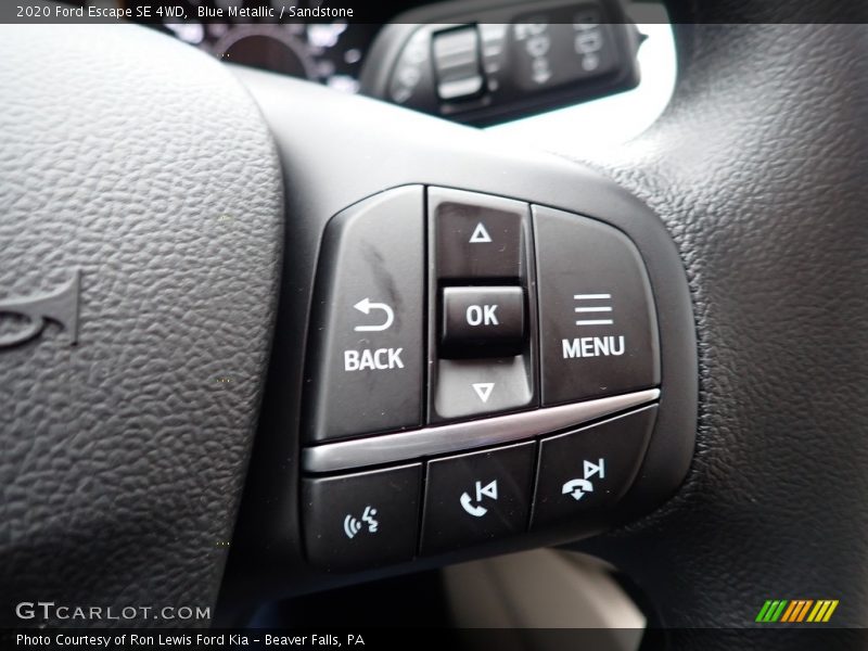 Blue Metallic / Sandstone 2020 Ford Escape SE 4WD