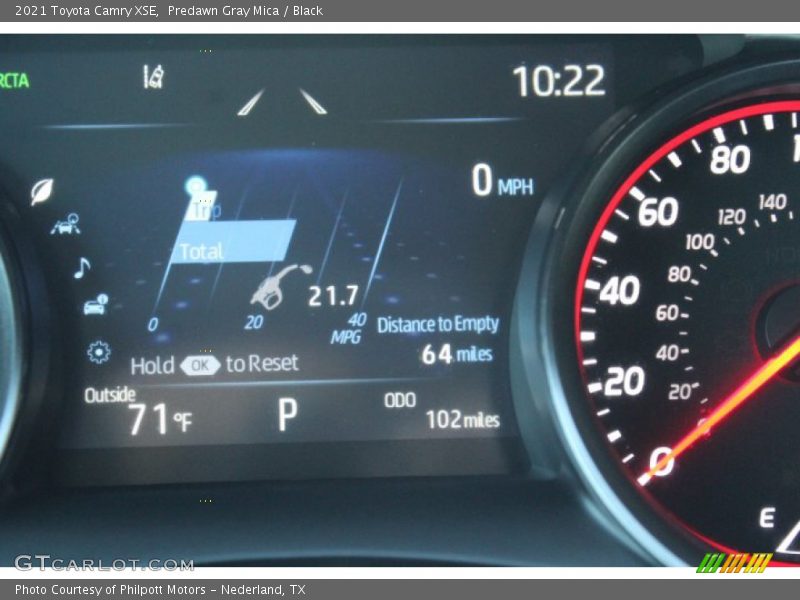 Predawn Gray Mica / Black 2021 Toyota Camry XSE