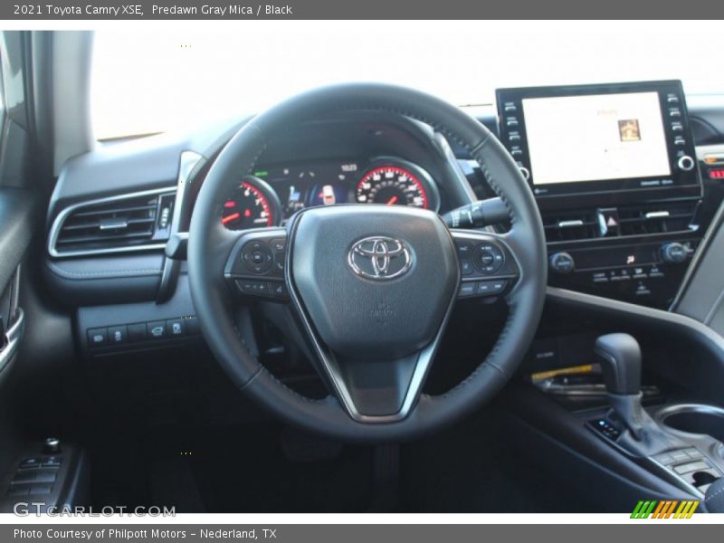 Predawn Gray Mica / Black 2021 Toyota Camry XSE