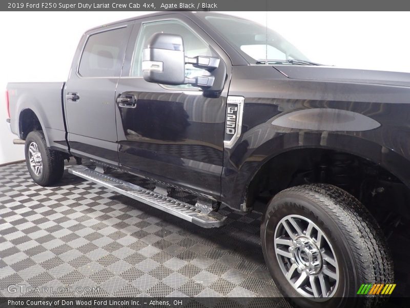 Agate Black / Black 2019 Ford F250 Super Duty Lariat Crew Cab 4x4