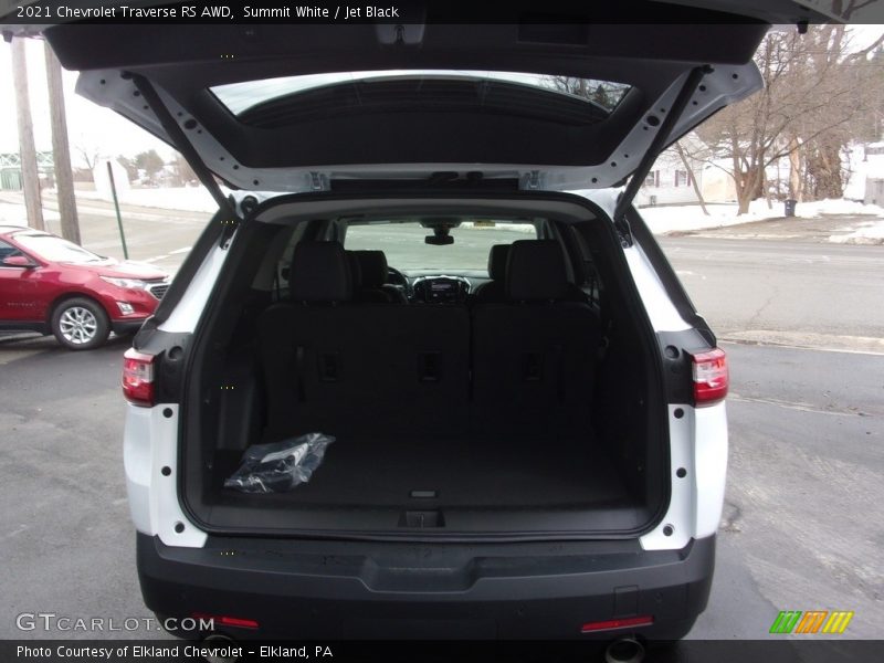 Summit White / Jet Black 2021 Chevrolet Traverse RS AWD