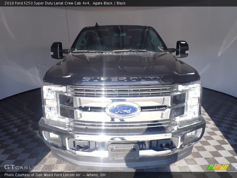 Agate Black / Black 2019 Ford F250 Super Duty Lariat Crew Cab 4x4