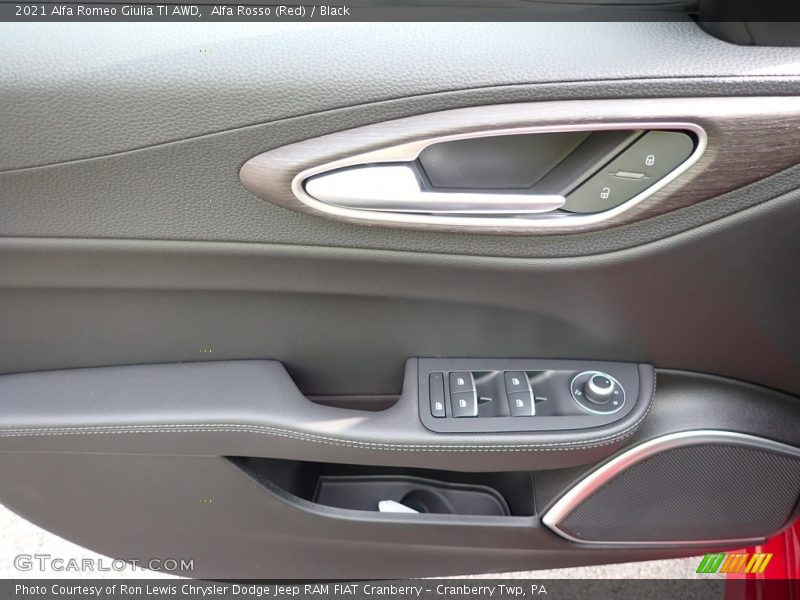 Alfa Rosso (Red) / Black 2021 Alfa Romeo Giulia TI AWD