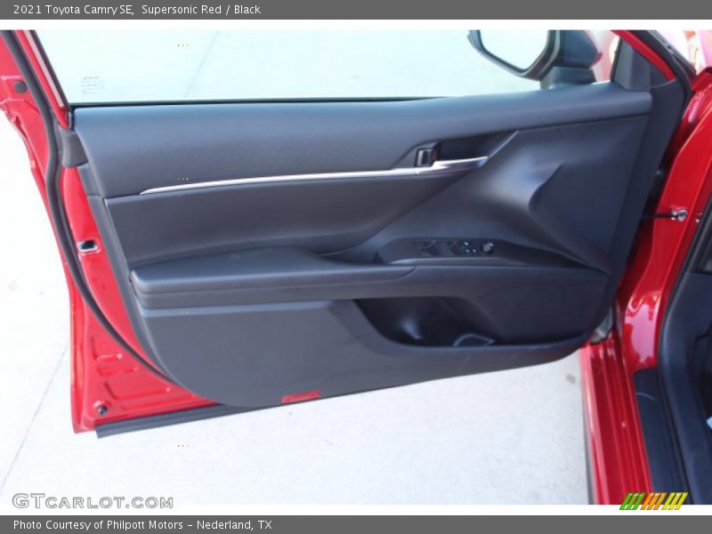 Supersonic Red / Black 2021 Toyota Camry SE