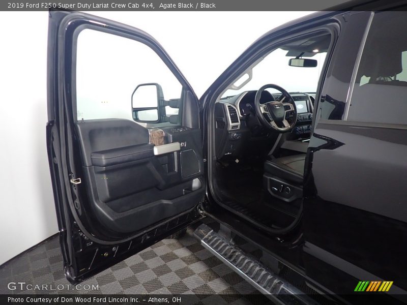 Agate Black / Black 2019 Ford F250 Super Duty Lariat Crew Cab 4x4