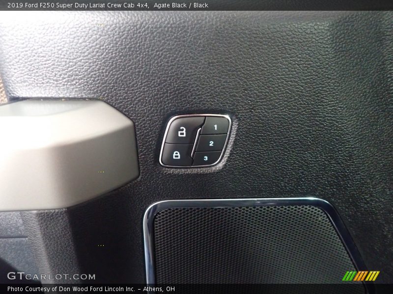 Agate Black / Black 2019 Ford F250 Super Duty Lariat Crew Cab 4x4