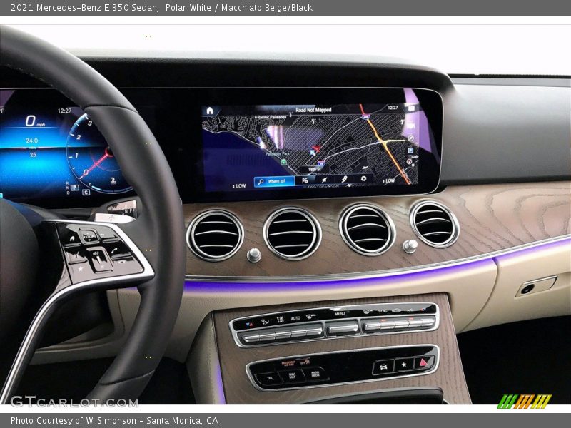 Polar White / Macchiato Beige/Black 2021 Mercedes-Benz E 350 Sedan