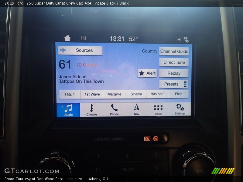 Agate Black / Black 2019 Ford F250 Super Duty Lariat Crew Cab 4x4