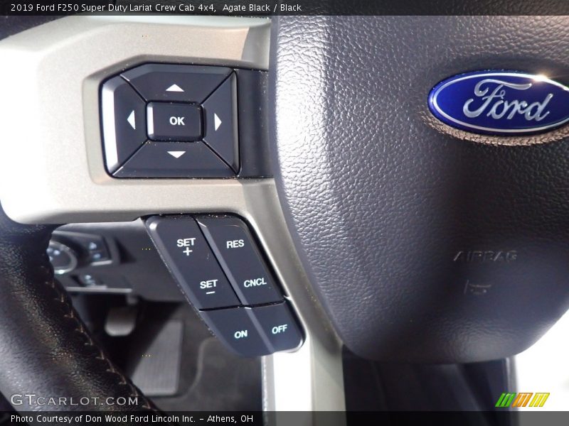 Agate Black / Black 2019 Ford F250 Super Duty Lariat Crew Cab 4x4