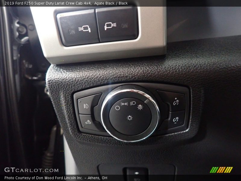 Agate Black / Black 2019 Ford F250 Super Duty Lariat Crew Cab 4x4