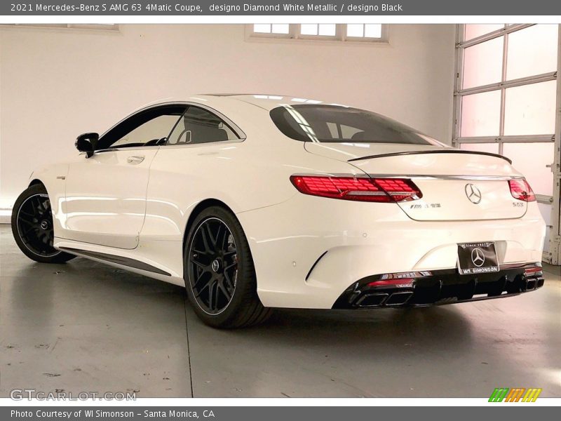 designo Diamond White Metallic / designo Black 2021 Mercedes-Benz S AMG 63 4Matic Coupe