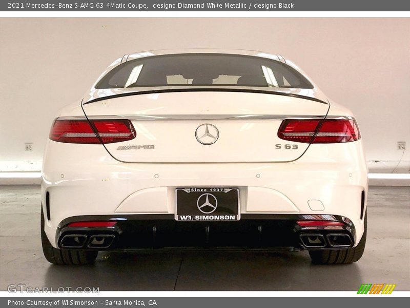 designo Diamond White Metallic / designo Black 2021 Mercedes-Benz S AMG 63 4Matic Coupe