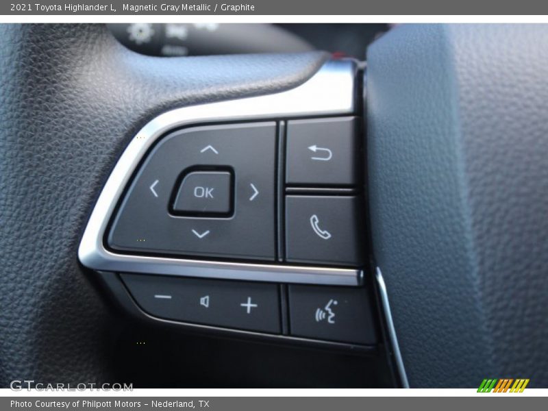 Magnetic Gray Metallic / Graphite 2021 Toyota Highlander L