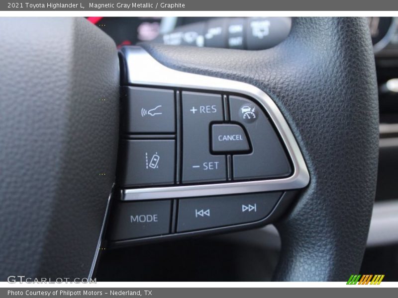 Magnetic Gray Metallic / Graphite 2021 Toyota Highlander L