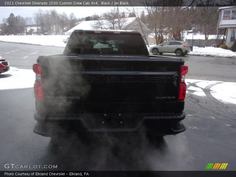 Black / Jet Black 2021 Chevrolet Silverado 1500 Custom Crew Cab 4x4