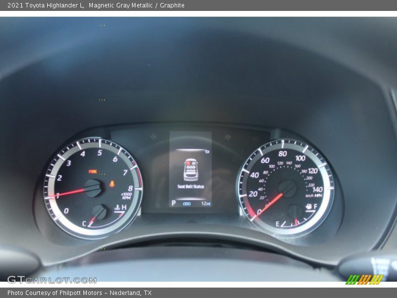 Magnetic Gray Metallic / Graphite 2021 Toyota Highlander L
