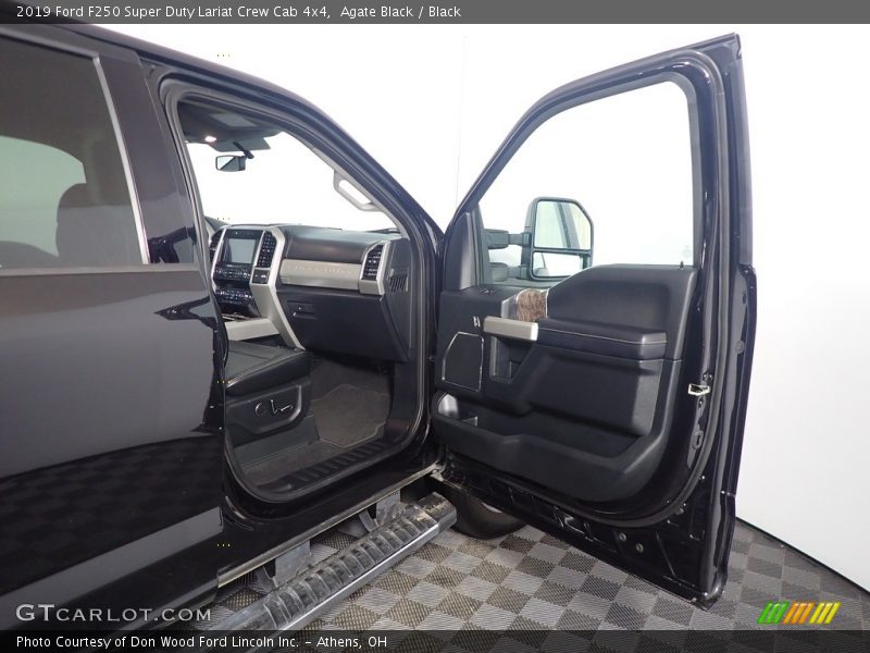 Agate Black / Black 2019 Ford F250 Super Duty Lariat Crew Cab 4x4