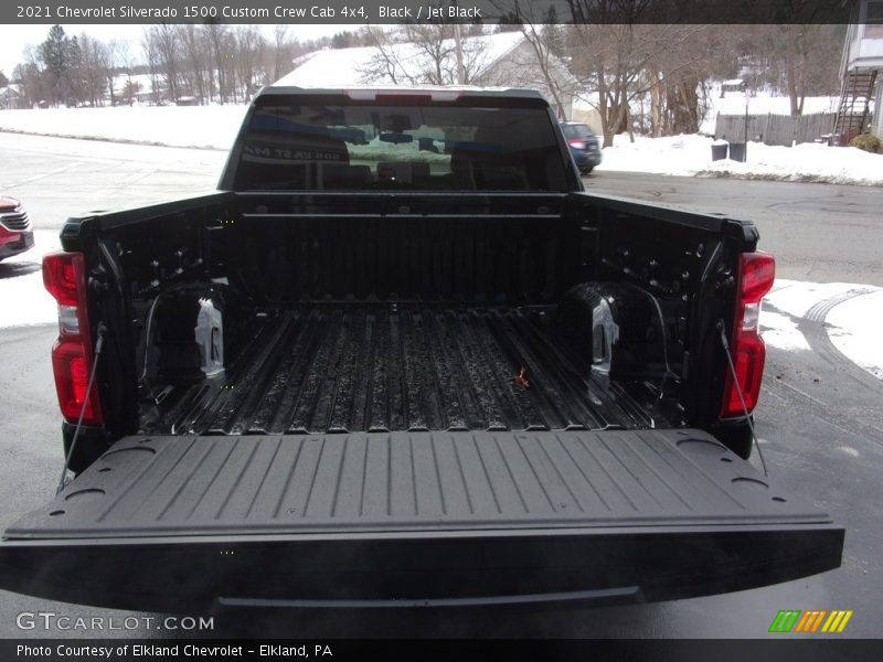 Black / Jet Black 2021 Chevrolet Silverado 1500 Custom Crew Cab 4x4