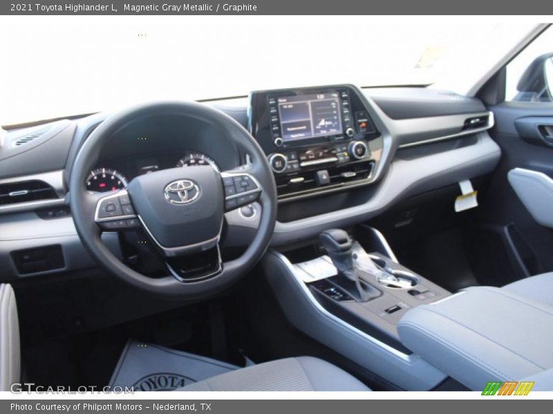 Magnetic Gray Metallic / Graphite 2021 Toyota Highlander L
