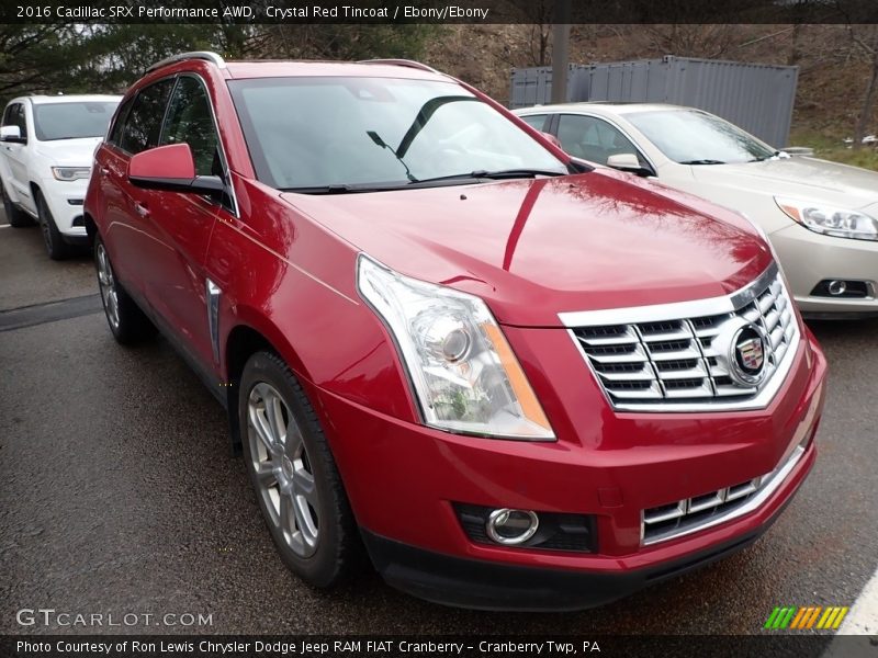 Crystal Red Tincoat / Ebony/Ebony 2016 Cadillac SRX Performance AWD