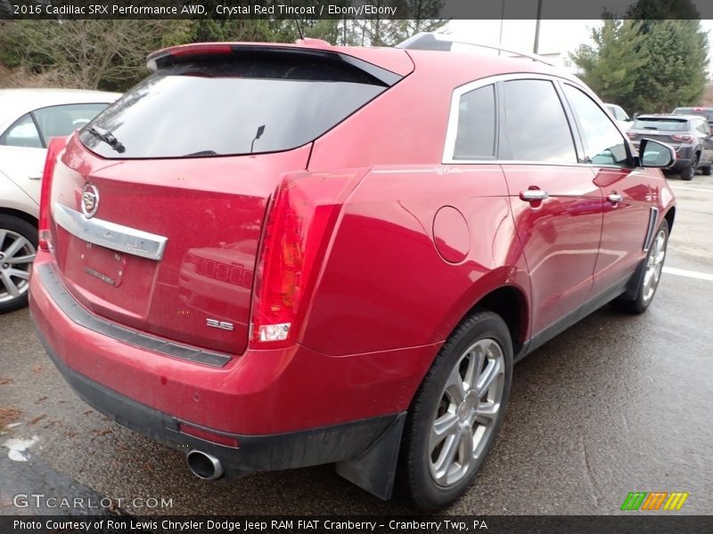 Crystal Red Tincoat / Ebony/Ebony 2016 Cadillac SRX Performance AWD