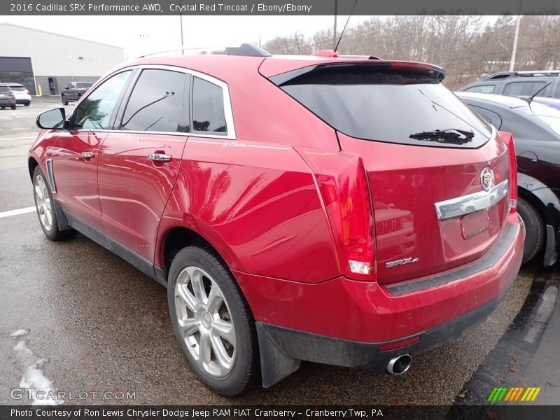 Crystal Red Tincoat / Ebony/Ebony 2016 Cadillac SRX Performance AWD