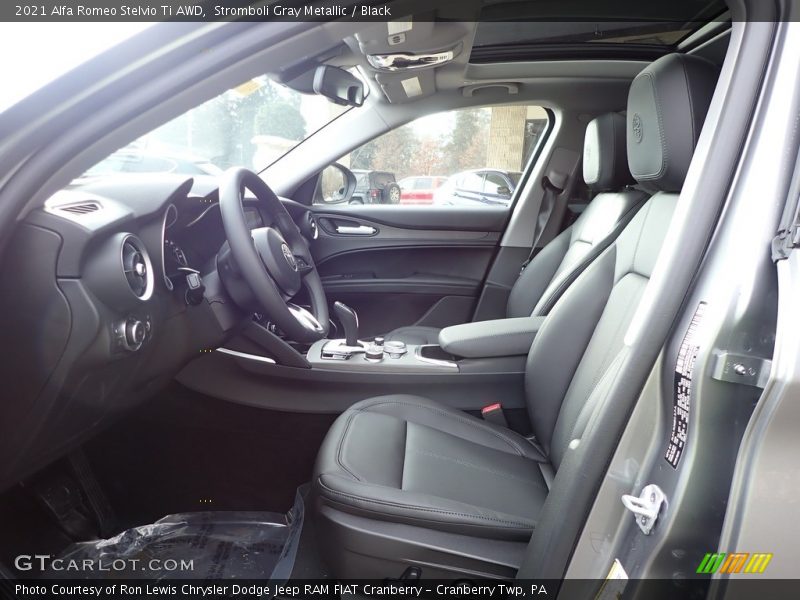 Front Seat of 2021 Stelvio Ti AWD