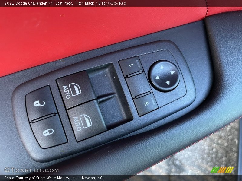 Pitch Black / Black/Ruby Red 2021 Dodge Challenger R/T Scat Pack