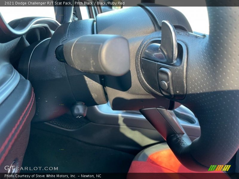 Pitch Black / Black/Ruby Red 2021 Dodge Challenger R/T Scat Pack