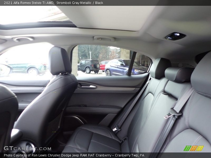 Stromboli Gray Metallic / Black 2021 Alfa Romeo Stelvio Ti AWD