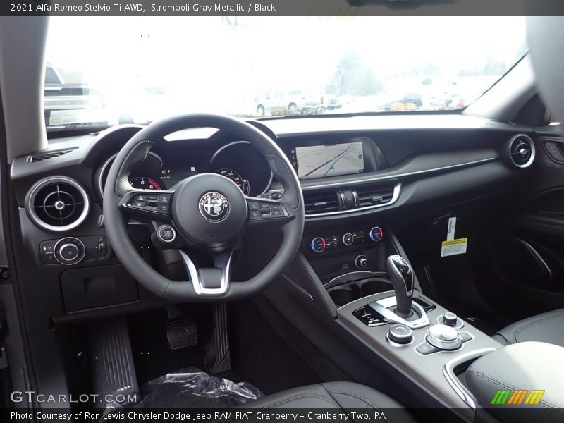  2021 Stelvio Ti AWD Black Interior